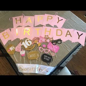Sweet 16 Birthday Decorations